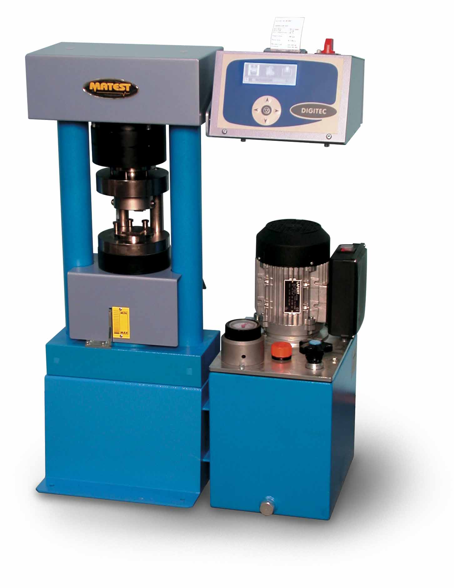 CEMENT COMPRESSION MACHINE 500 kN MOTORIZED, DIGITEC